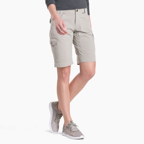 Kuhl Women's Cargo Shorts - Light Tan - Picture 1 of 6